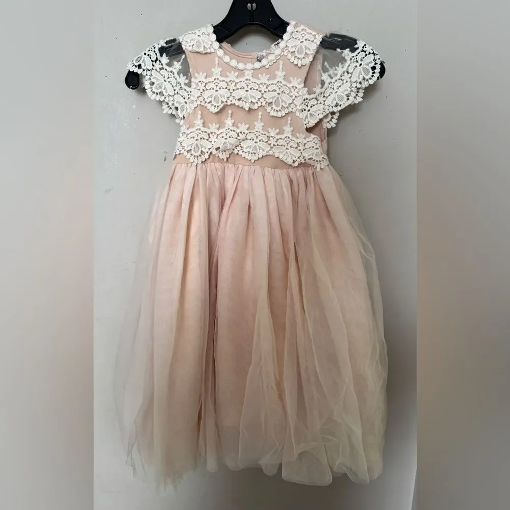 Bhldn Dresses Maeli Rose Kala Bhldn Blush Flower